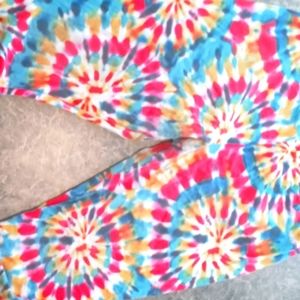 Tye dye leggings large
